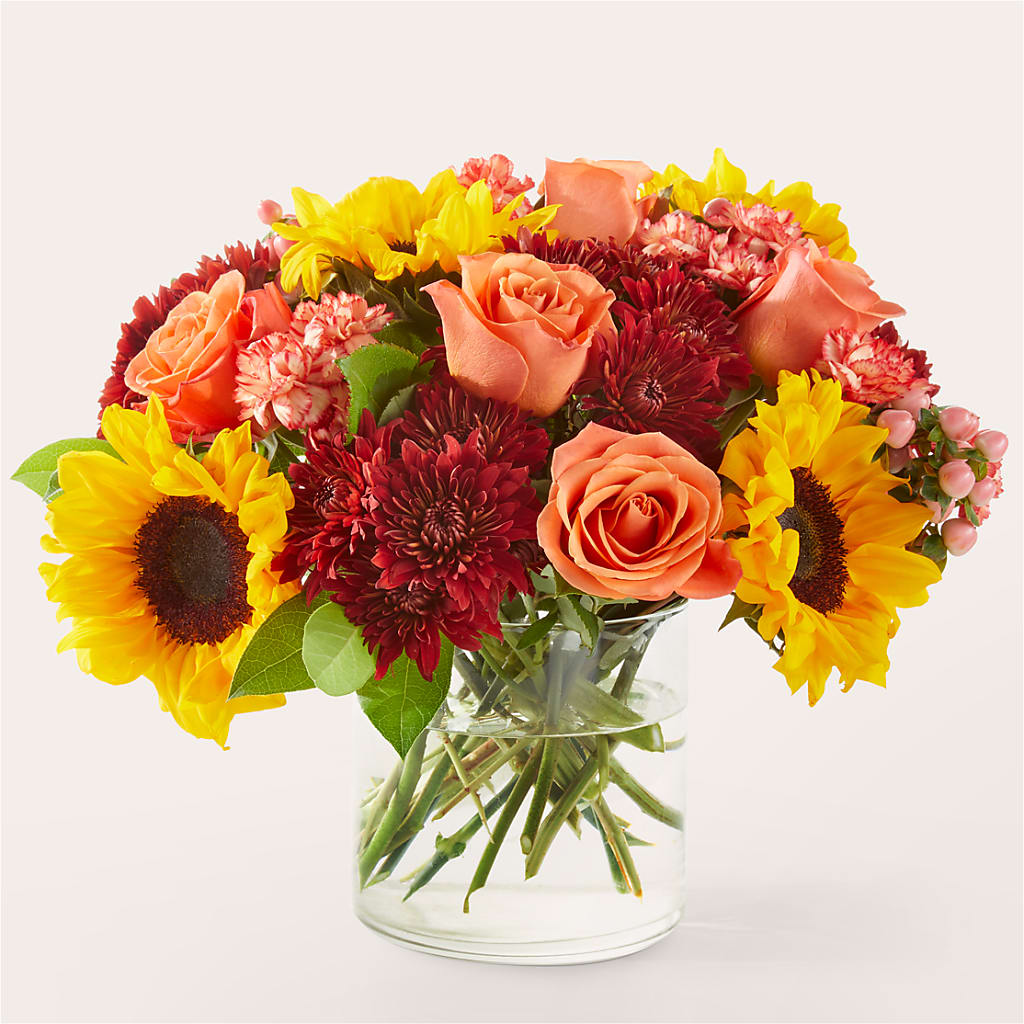 September Sunset Bouquet – Tinys Flowers, Lansing IL