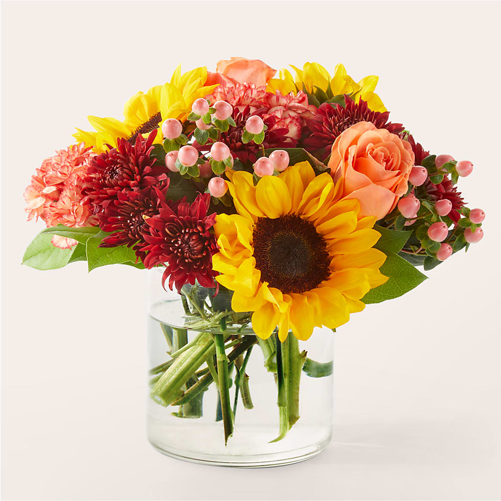 September Sunset Bouquet – Tinys Flowers, Lansing IL