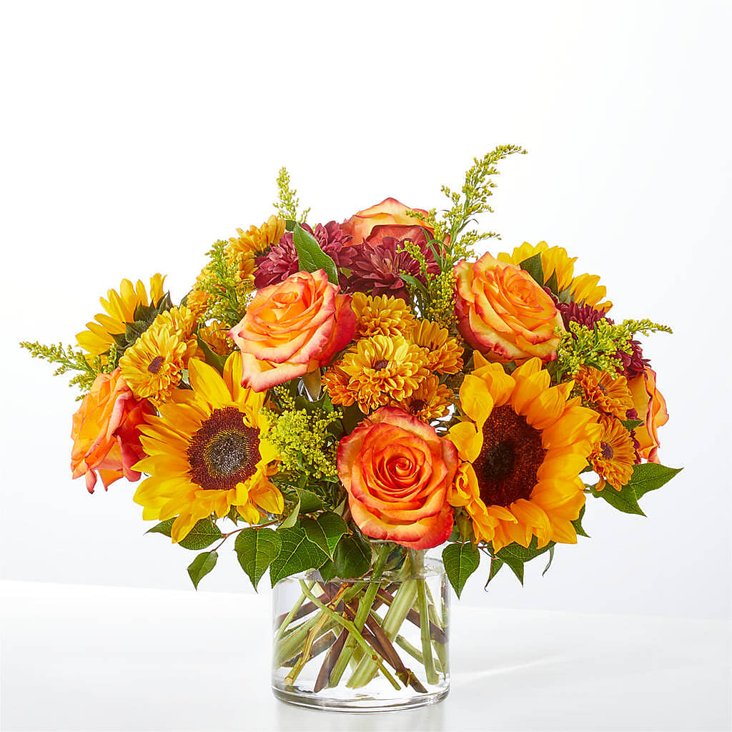 Flannel Scarf Bouquet – Tinys Flowers, Lansing IL