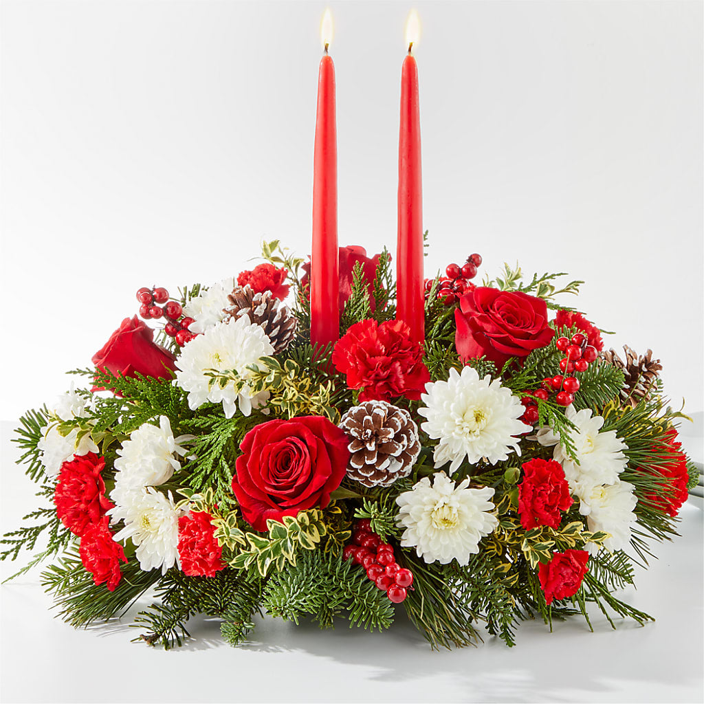 Holiday Soiree Centerpiece – Tinys Flowers, Lansing IL