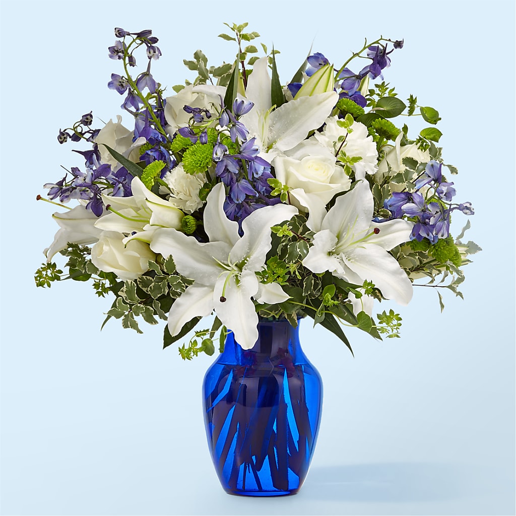 Santorini Bouquet – Tinys Flowers, Lansing IL