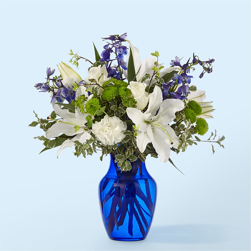 Santorini Bouquet – Tinys Flowers, Lansing IL
