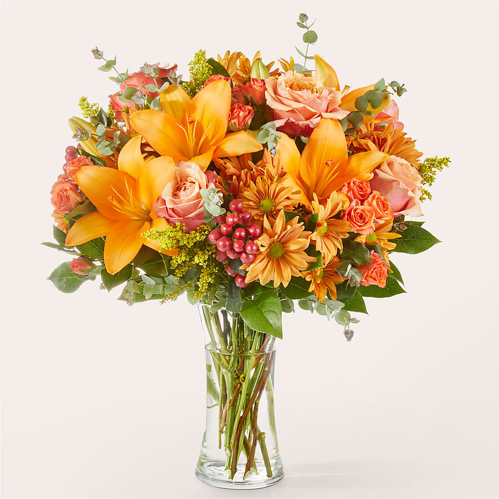 Harvest Hayride Bouquet – Tinys Flowers, Lansing IL