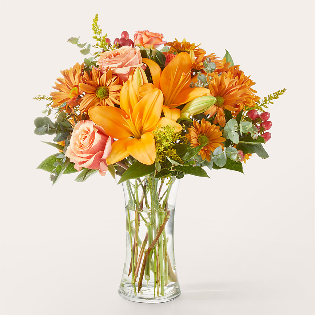 Harvest Hayride Bouquet – Tinys Flowers, Lansing IL
