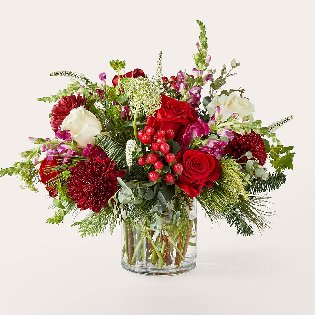 Cranberry Fizz Bouquet – Tinys Flowers, Lansing IL