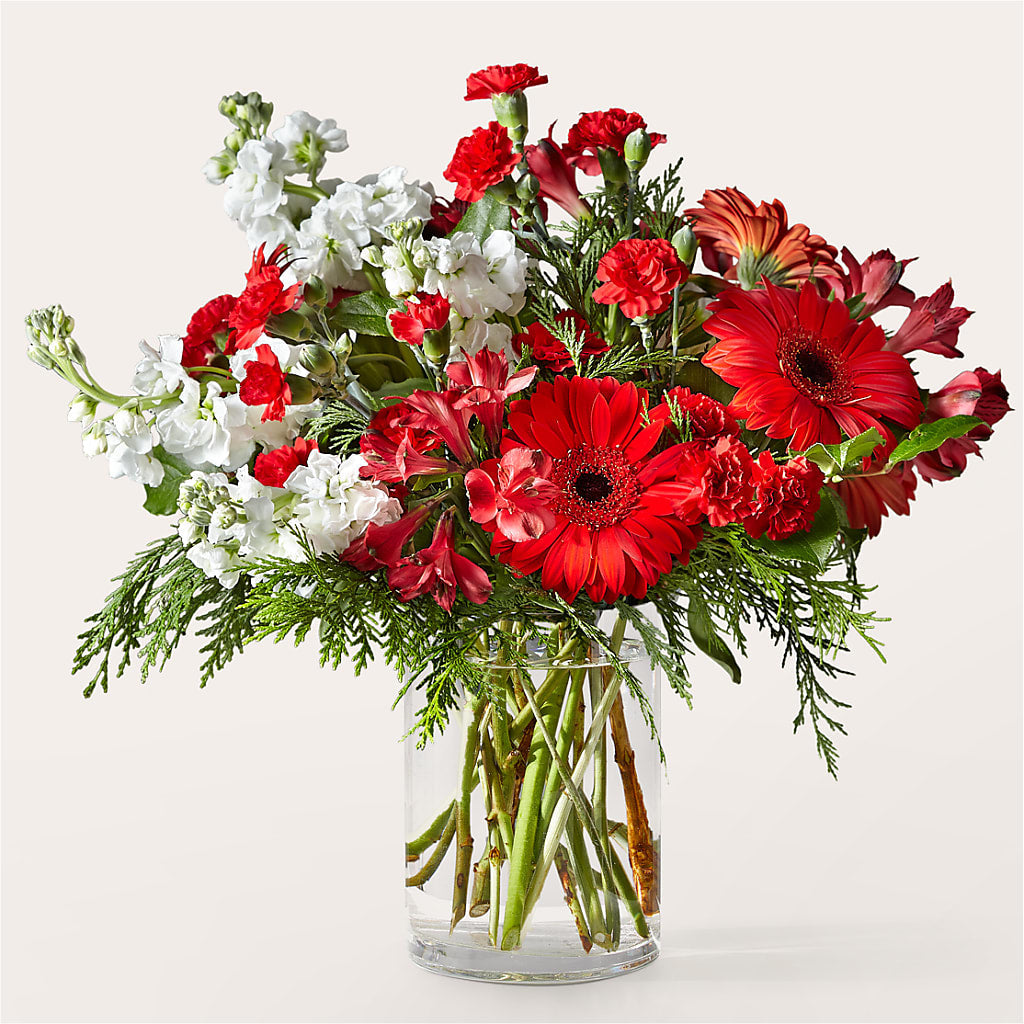 Holidaisy Bouquet – Tinys Flowers, Lansing IL