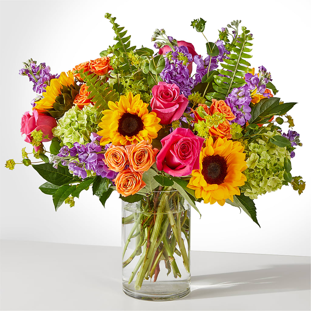Vibrant Greetings Bouquet – Tinys Flowers, Lansing IL