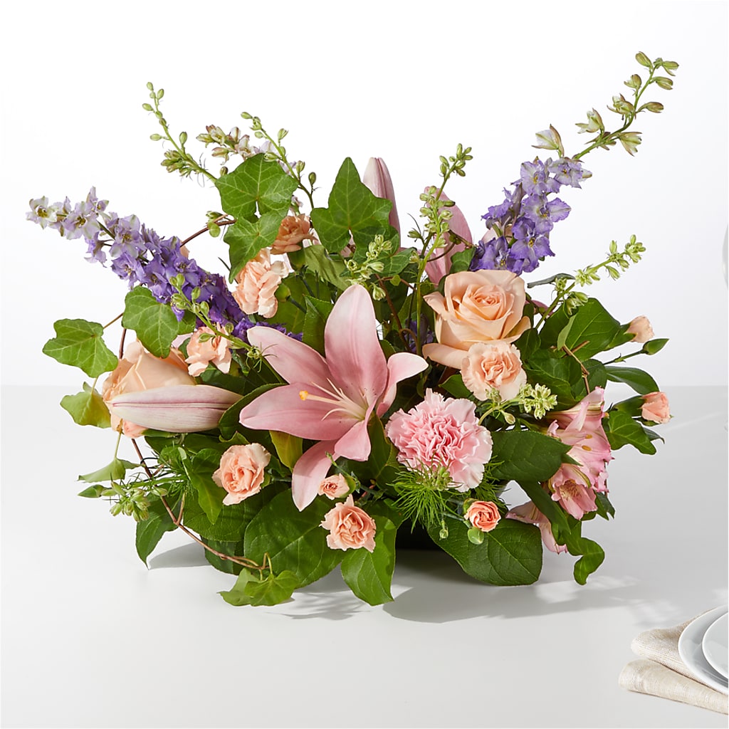 Blossom Time Centerpiece – Tinys Flowers, Lansing IL