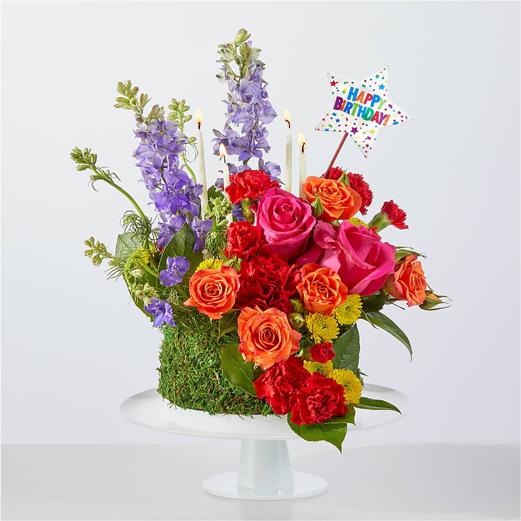 Best Year Yet Floral Cake – Tinys Flowers, Lansing IL