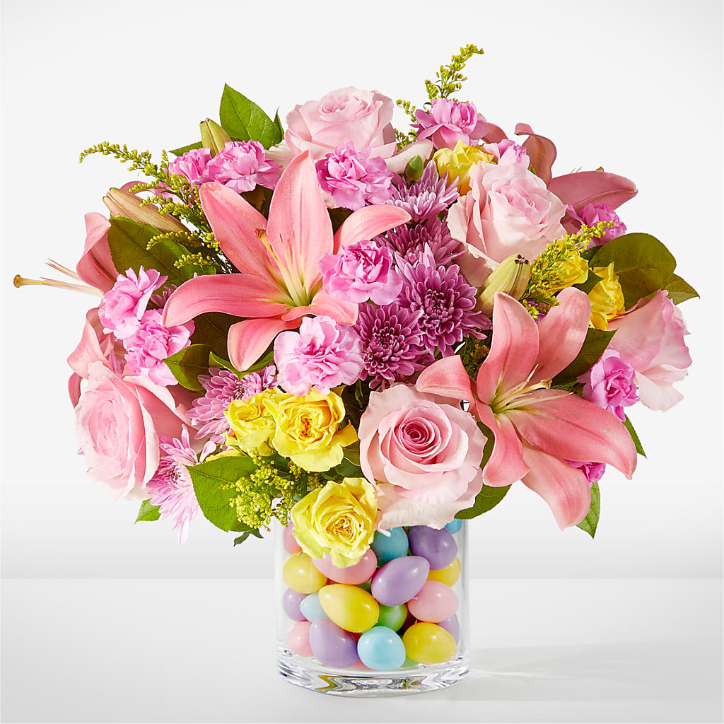 Easter Egg Hunt Bouquet – Tinys Flowers, Lansing IL