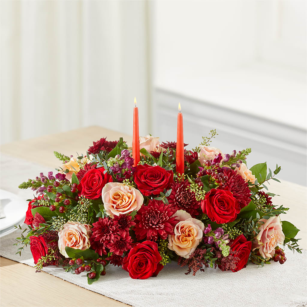 Most Thankful Centerpiece – Tinys Flowers, Lansing IL