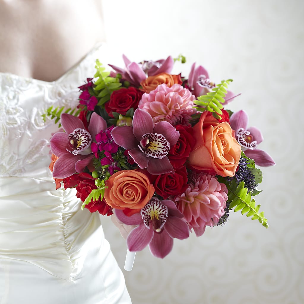 Brilliant Blossoms Bouquet – Tinys Flowers, Lansing IL