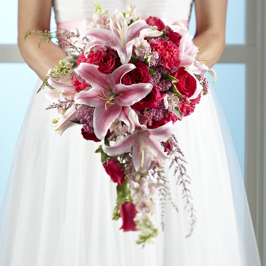 Lily & Rose Bouquet – Tinys Flowers, Lansing IL