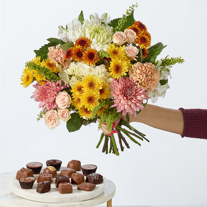 Fall Celebration Bouquet –  Tinys Flowers, Lansing IL