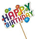 Happy Birthday Pick –  Tinys Flowers, Lansing IL