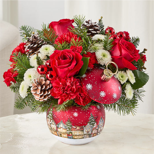 Christmas Carols Ornament –  Tinys Flowers, Lansing IL