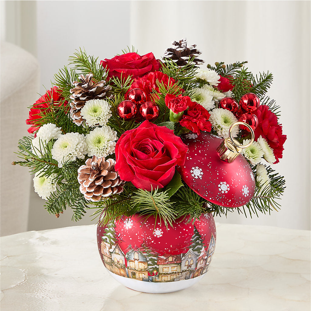 Christmas Carols Ornament –  Tinys Flowers, Lansing IL
