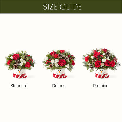 Jolly Snowman Bouquet –  Tinys Flowers, Lansing IL
