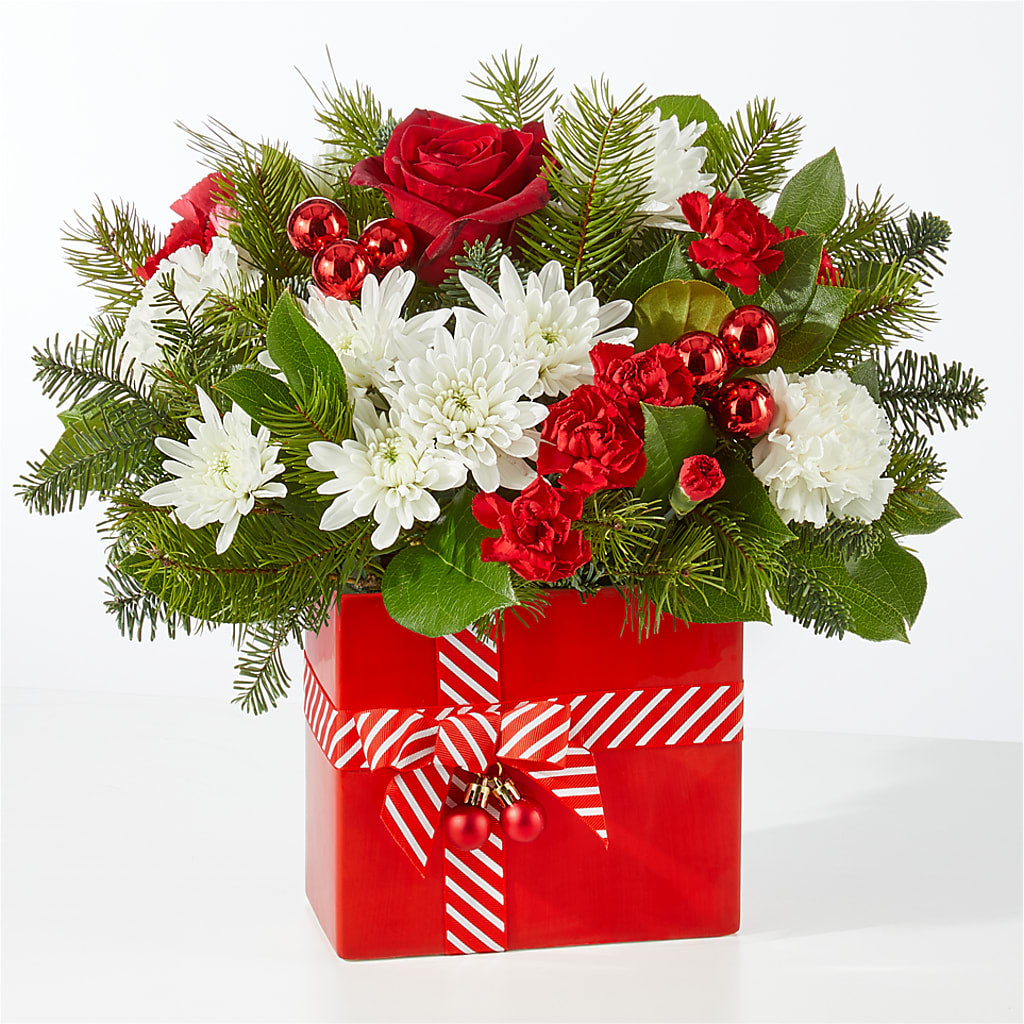 Presents Under the Tree Bouquet –  Tinys Flowers, Lansing IL