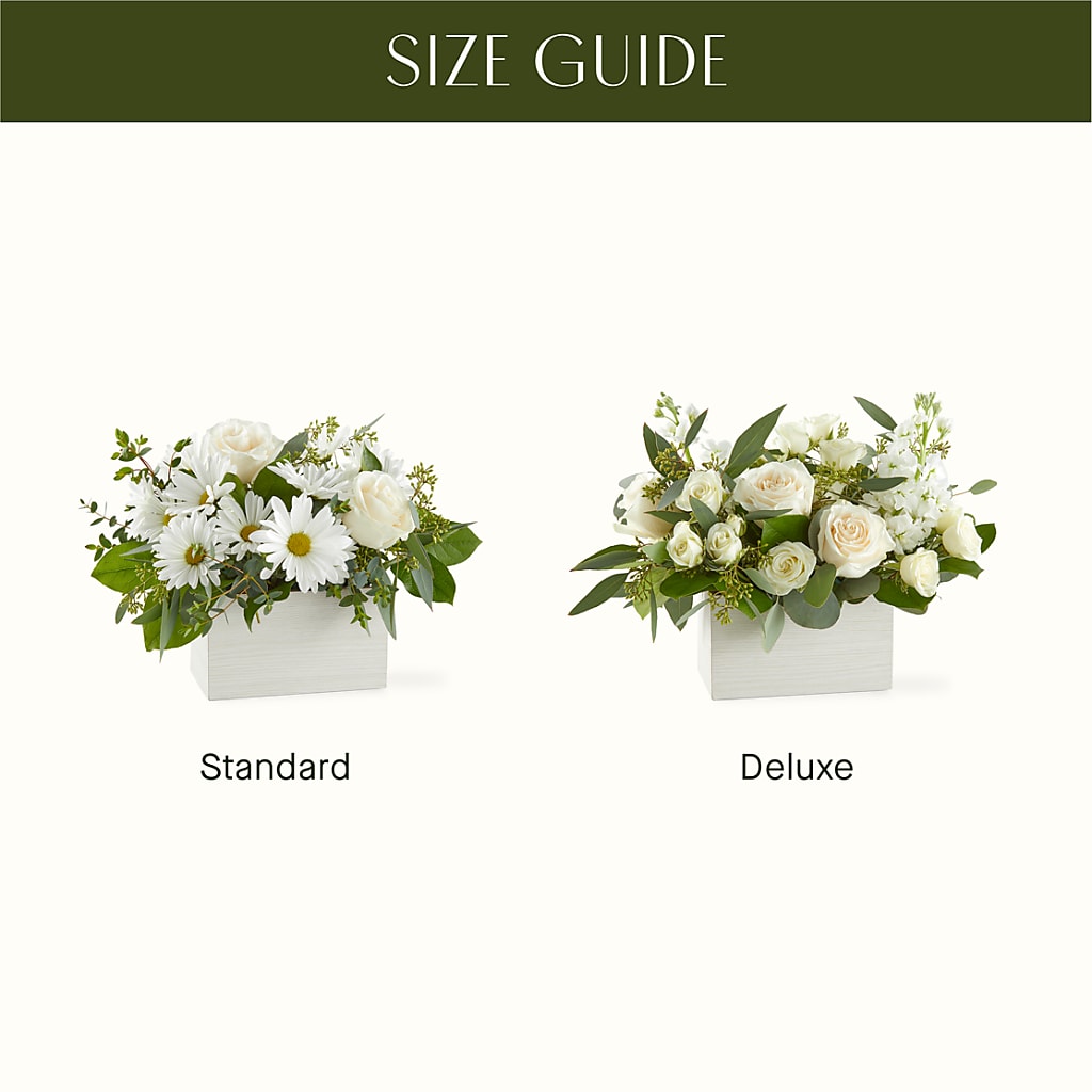 Fresh Linen Box Bouquet –  Tinys Flowers, Lansing IL