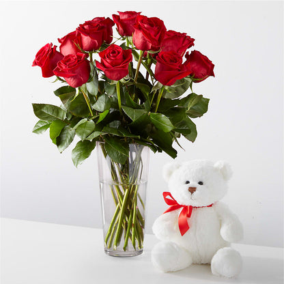 Romantic Long Stem Red Rose Bouquet Bundles –  Tinys Flowers, Lansing IL