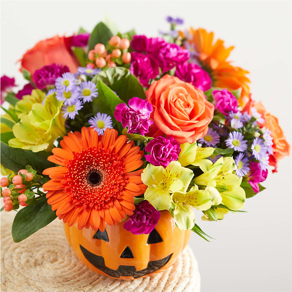Tricks & Treats Pumpkin –  Tinys Flowers, Lansing IL