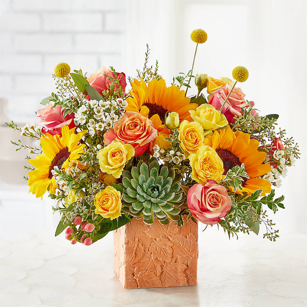 Sunflower Season Bouquet –  Tinys Flowers, Lansing IL