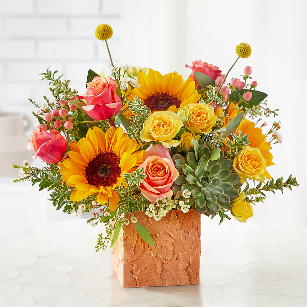 Sunflower Season Bouquet –  Tinys Flowers, Lansing IL