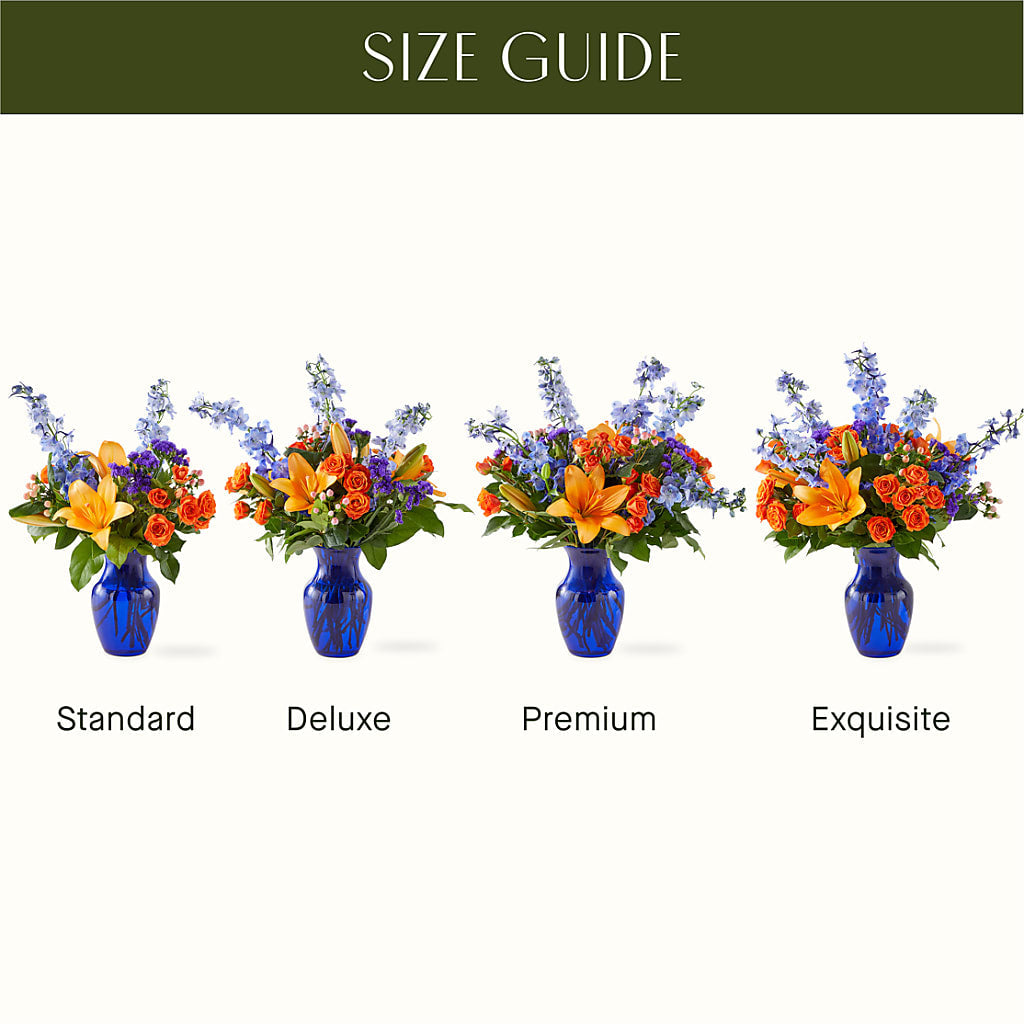 Radiant Citrus Bouquet –  Tinys Flowers, Lansing IL