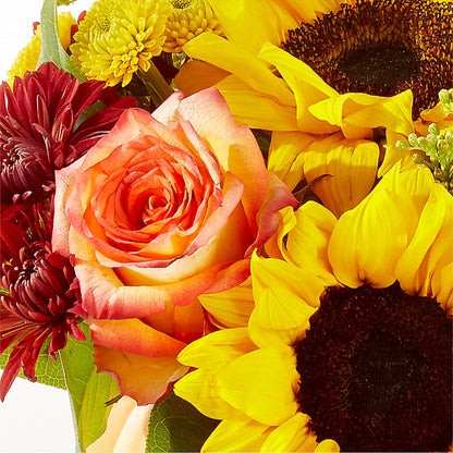 Golden Gourd Pumpkin Bouquet –  Tinys Flowers, Lansing IL