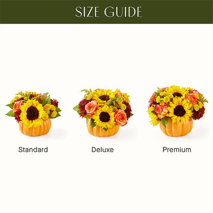 Golden Gourd Pumpkin Bouquet –  Tinys Flowers, Lansing IL