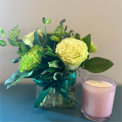 Emerald Forest Bouquet –  Tinys Flowers, Lansing IL