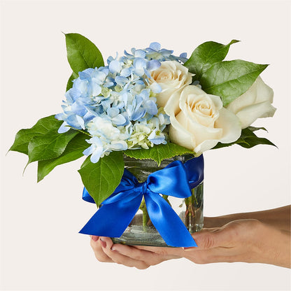Sky Blue Delight Bouquet –  Tinys Flowers, Lansing IL