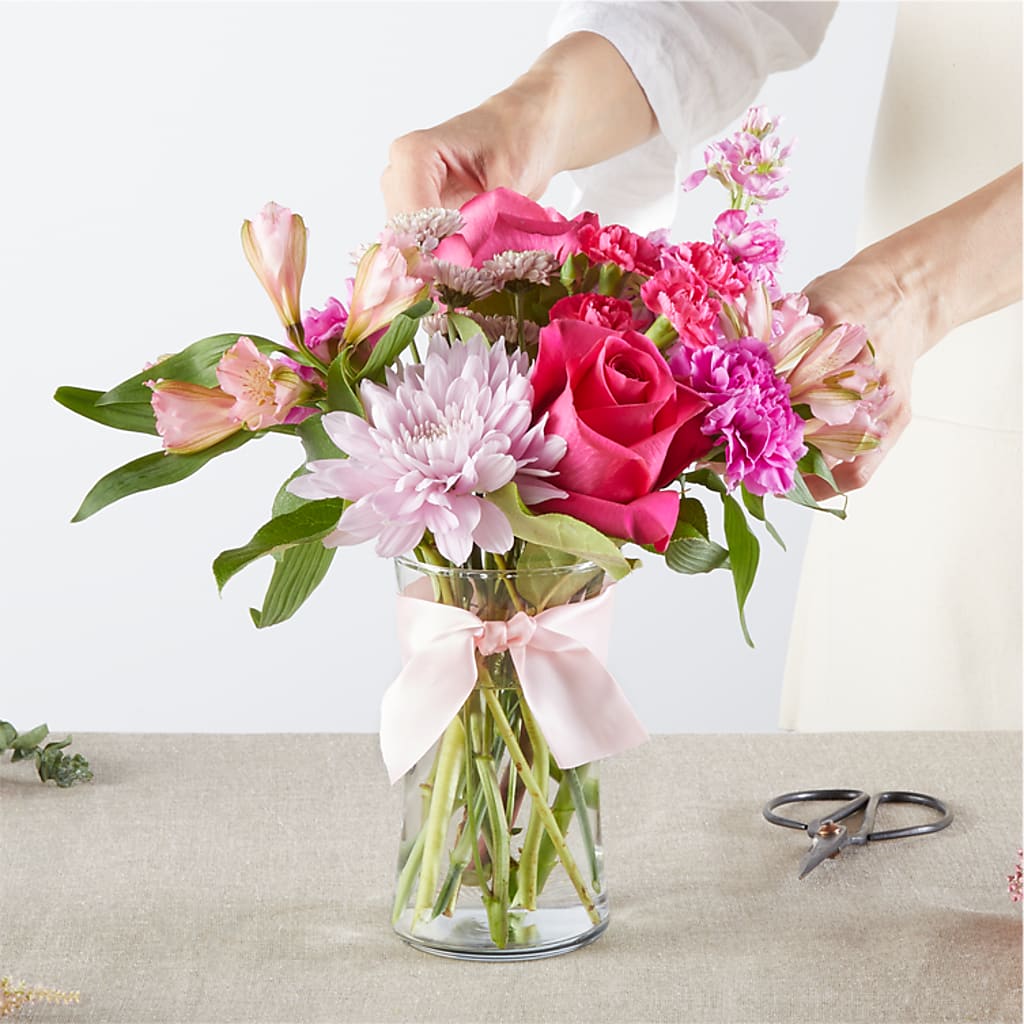 Pink Ribbon - A Florist Original –  Tinys Flowers, Lansing IL
