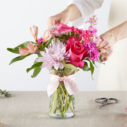 Pink Ribbon - A Florist Original –  Tinys Flowers, Lansing IL