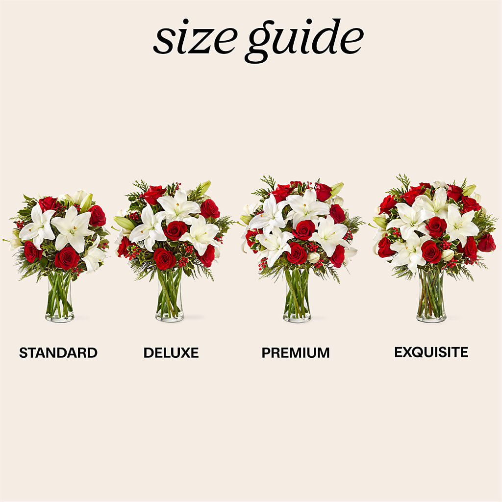Sparkling Snowflakes Bouquet –  Tinys Flowers, Lansing IL