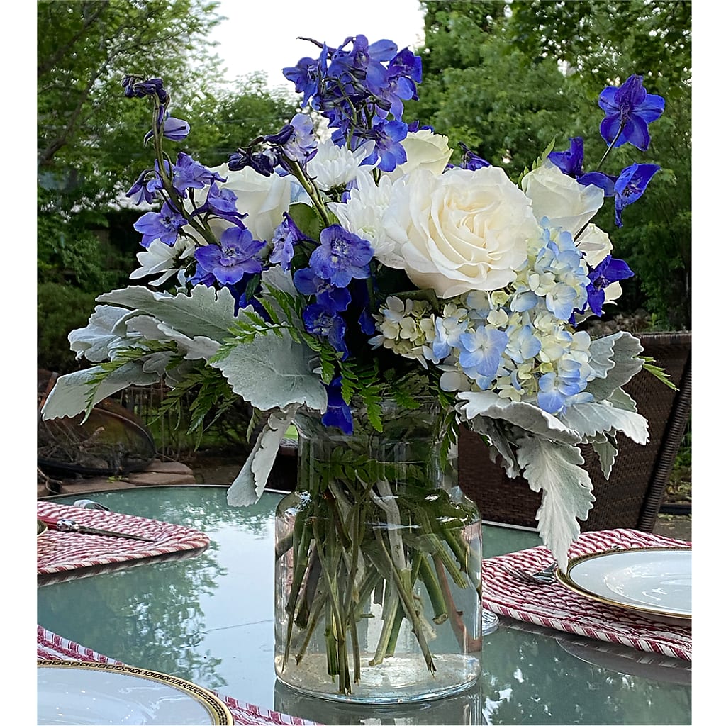 Clear Skies Bouquet –  Tinys Flowers, Lansing IL