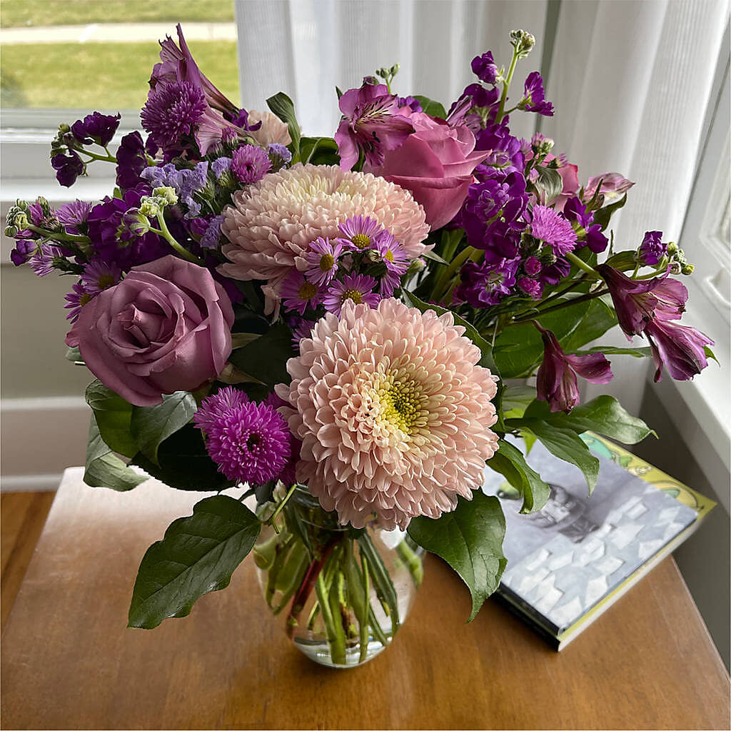 Ultraviolet Bouquet –  Tinys Flowers, Lansing IL