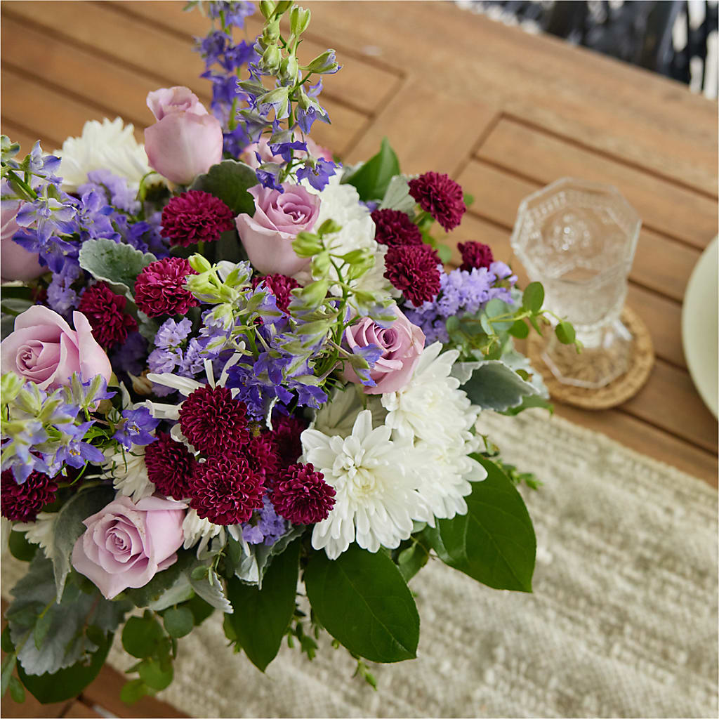 Violet Frost Bouquet –  Tinys Flowers, Lansing IL