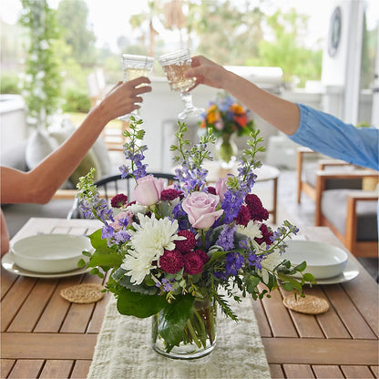 Violet Frost Bouquet –  Tinys Flowers, Lansing IL