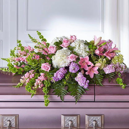 Life's Gratitude Casket Spray –  Tinys Flowers, Lansing IL
