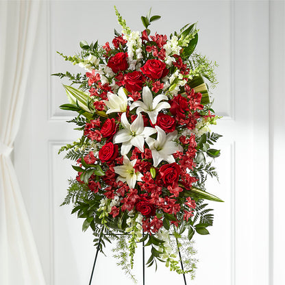 Everlasting Memory Standing Spray –  Tinys Flowers, Lansing IL