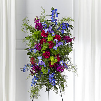 Heavenly Skies Standing Spray –  Tinys Flowers, Lansing IL