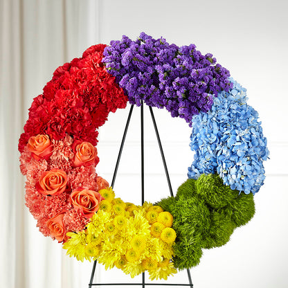 Circle of Love Wreath –  Tinys Flowers, Lansing IL