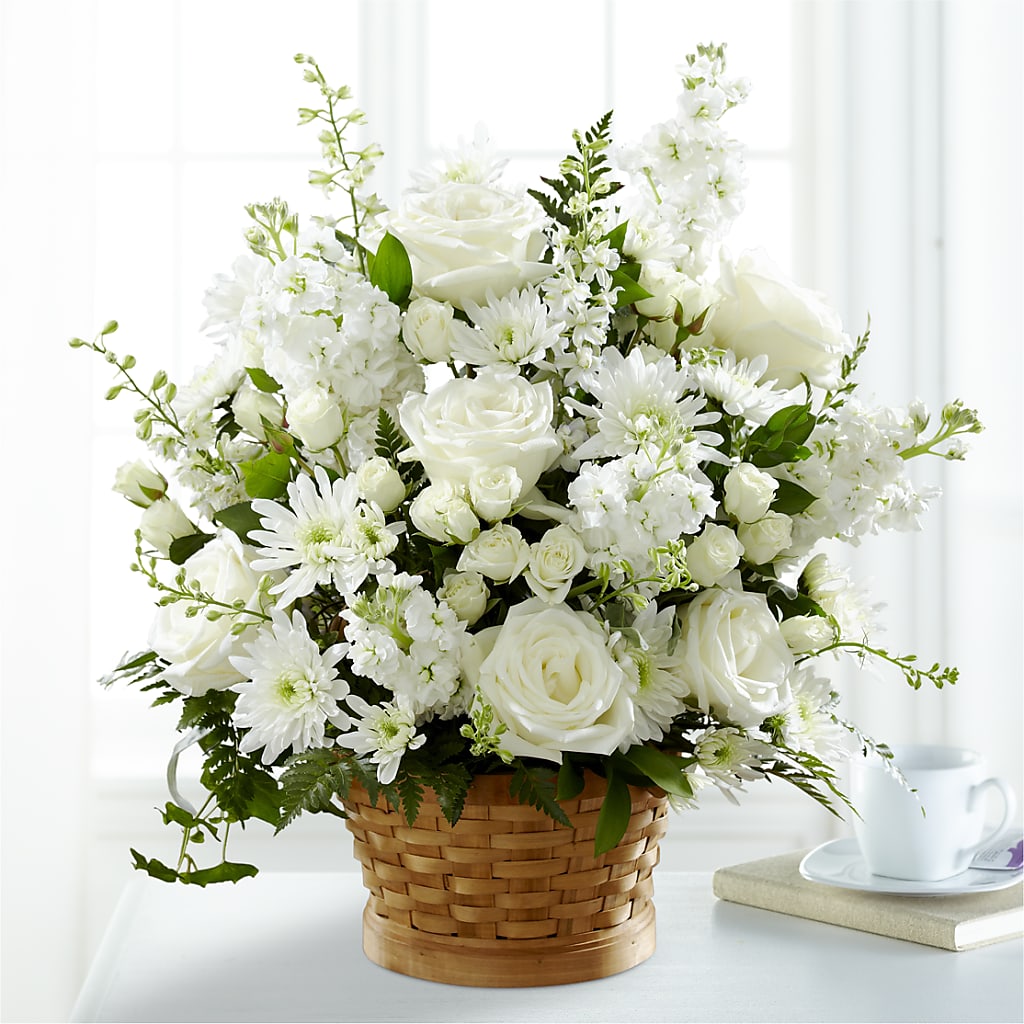 Heartfelt Condolences Arrangement –  Tinys Flowers, Lansing IL