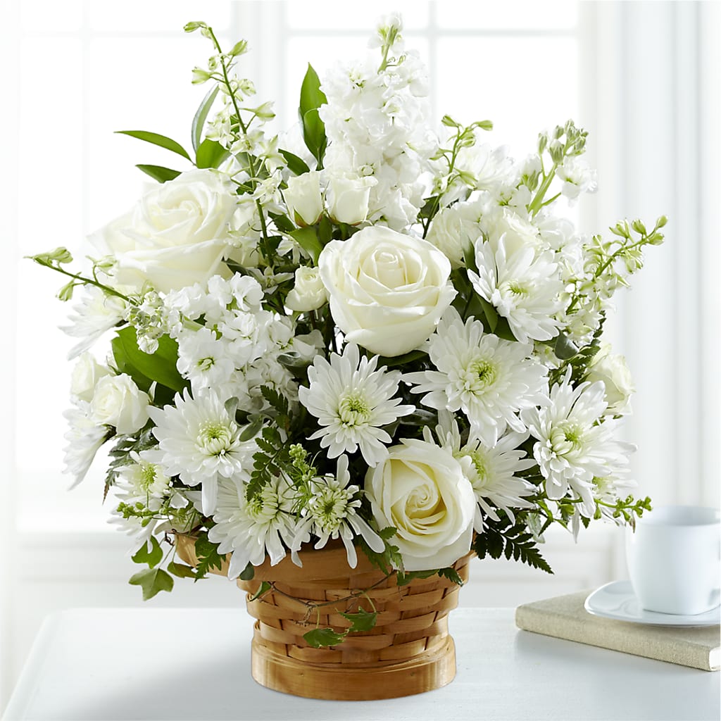 Heartfelt Condolences Arrangement –  Tinys Flowers, Lansing IL