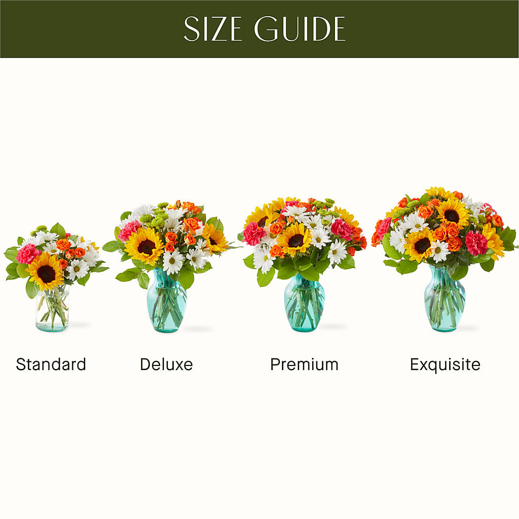 Sun-drenched Blooms Bouquet –  Tinys Flowers, Lansing IL