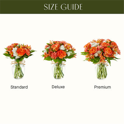 Apricot Glow Bouquet –  Tinys Flowers, Lansing IL