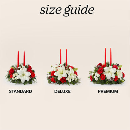 Seasonal Festivities Centerpiece –  Tinys Flowers, Lansing IL
