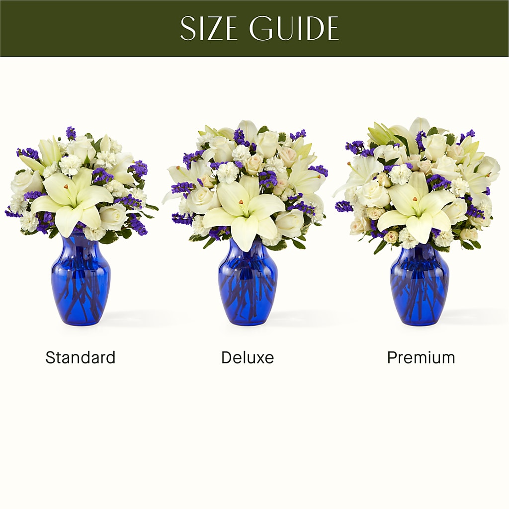 Sapphire Rush Bouquet –  Tinys Flowers, Lansing IL